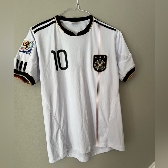Other - Deutscher Fussbal-bund Soccer Jersey Podolski 2010 S.Africa World Cup small